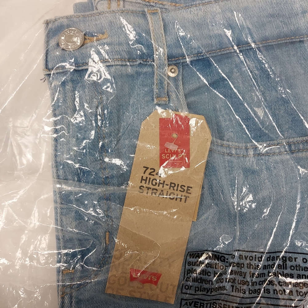 Levi's 724 High Rise Straight Jeans